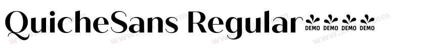 QuicheSans Regular字体转换